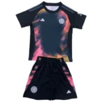Leicester City Niños Conjunto 2024 2025 Segunda Negro - Leicester City Niños Barata | 7camisetas