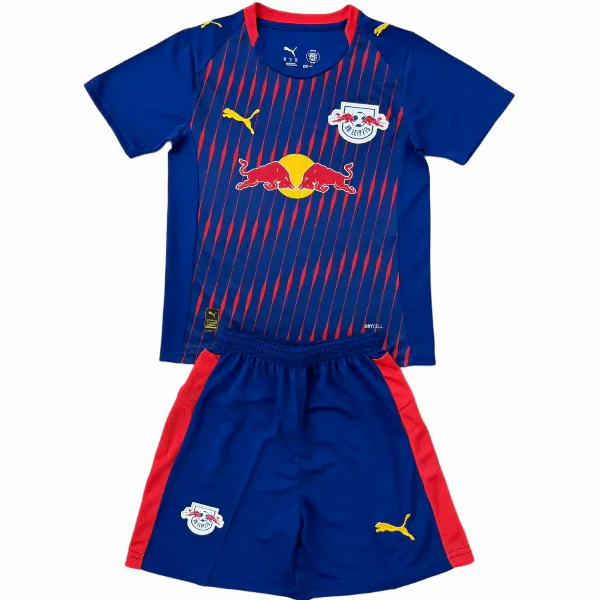 RB Leipzig Niños Conjunto 2025 2026 Segunda Azul - RB Leipzig Niños Barata | 7camisetas
