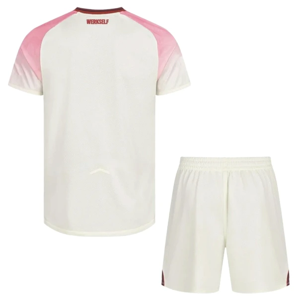 Bayer 04 Leverkusen Niños Conjunto 2025 2026 Segunda Blanco - Bayer 04 Leverkusen Niños Barata | 7camisetas