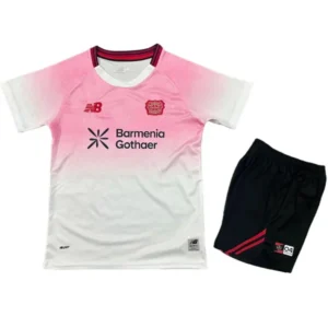 Bayer 04 Leverkusen Niños Conjunto 2025 2026 Segunda Blanco - Bayer 04 Leverkusen Niños Barata | 7camisetas