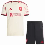 Liverpool Niños Conjunto 2025 2026 Segunda Amarillo - Equipacion Liverpool Niños | 7camisetas