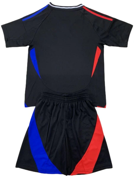 Lyon Niños Conjunto 2024 2025 Segunda Negro - Lyon Niños Barata | 7camisetas