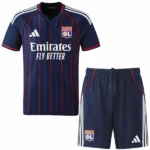 Lyon Niños Conjunto 2025 2026 Segunda Azul - Lyon Niños Barata | 7camisetas