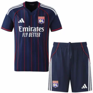 Lyon Niños Conjunto 2025 2026 Segunda Azul - Lyon Niños Barata | 7camisetas