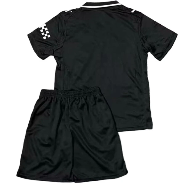Manchester City Niños Conjunto 2025 2026 Segunda Negro - Manchester City Niños Barata | 7camisetas