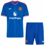 Manchester United Niños Conjunto 2026 2027 Segunda Azul - Manchester United Niños Barata | 7camisetas
