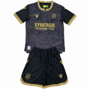 FC Nantes Niños Conjunto 2024 2025 Segunda Negro - FC Nantes Niños Barata | 7camisetas