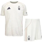 Nottingham Forest Niños Conjunto 2025 2026 Segunda Blanco - Nottingham Forest Niños Barata | 7camisetas