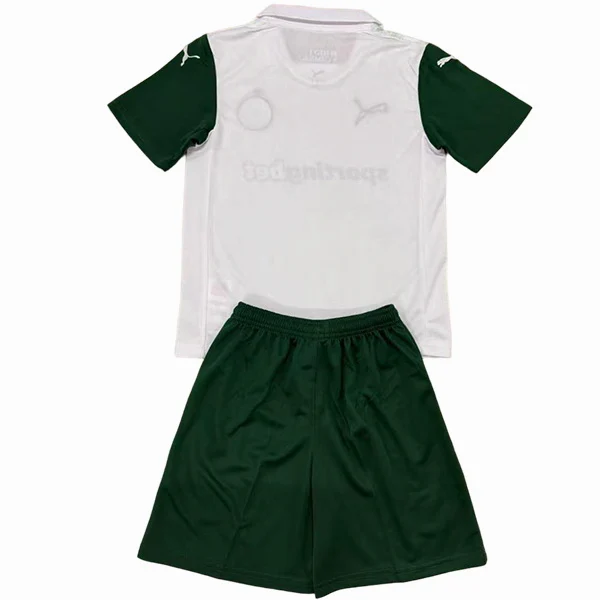 SE Palmeiras Niños Conjunto 2025 2026 Segunda Blanco - SE Palmeiras Niños Barata | 7camisetas