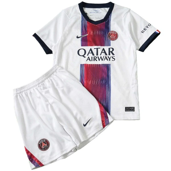 Paris Saint Germain Niños Conjunto 2026 2027 Segunda Blanco - Paris Saint Germain Niños Barata | 7camisetas