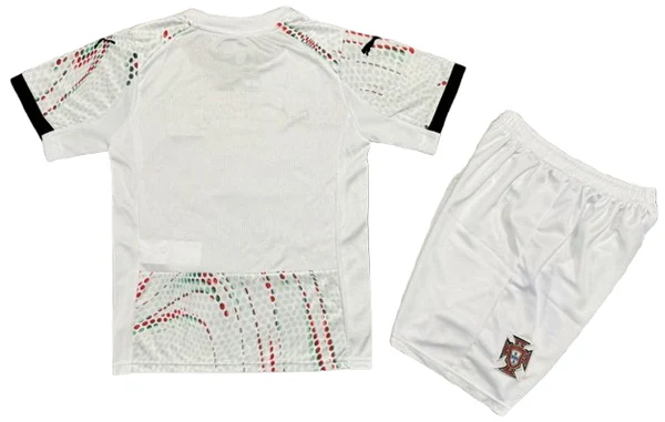Portugal Niños Conjunto 2025 Segunda Blanco - Portugal Niños Barata | 7camisetas