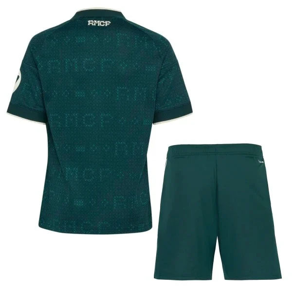 Real Madrid Niños Conjunto 2026 2027 Segunda Verde - Real Madrid Niños Barata | 7camisetas