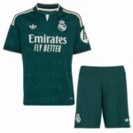 Real Madrid Niños Conjunto 2026 2027 Segunda Verde - Real Madrid Niños Barata | 7camisetas