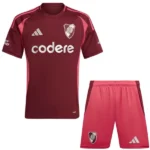 River Plate Niños Conjunto 2024 2025 Segunda Rojo - River Plate Niños Barata | 7camisetas