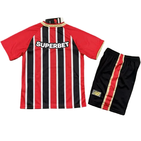 São Paulo Niños Conjunto 2025 2026 Segunda Rojo - São Paulo Niños Barata | 7camisetas