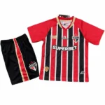 São Paulo Niños Conjunto 2025 2026 Segunda Rojo - São Paulo Niños Barata | 7camisetas