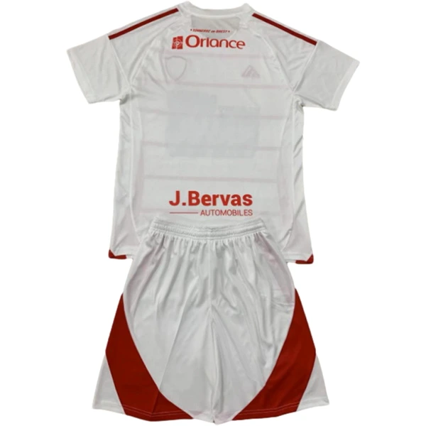 Stade Brestois Niños Conjunto 2024 2025 Segunda Blanco - Stade Brestois Niños Barata | 7camisetas