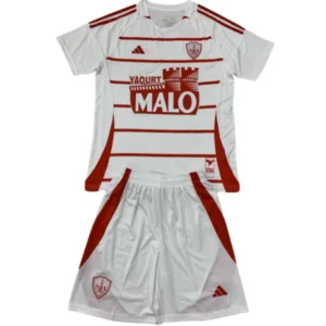 Stade Brestois Niños Conjunto 2024 2025 Segunda Blanco - Stade Brestois Niños Barata | 7camisetas