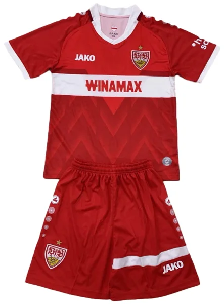 VfB Stuttgart Niños Conjunto 2024 2025 Segunda Rojo - VfB Stuttgart Niños Barata | 7camisetas