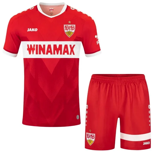 Segunda Conjunto De Niños Stuttgart 2024 2025 Rojo VfB Stuttgart Niños Conjunto 2024 2025 Segunda Rojo - VfB Stuttgart Niños Barata | 7camisetas