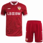 VfB Stuttgart Niños Conjunto 2025 2026 Segunda Rojo - VfB Stuttgart Niños Barata | 7camisetas