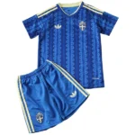 Suecia Niños Conjunto 2026 Segunda Azul - Suecia Niños Barata | 7camisetas