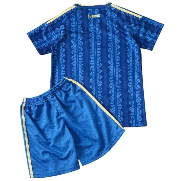 Suecia Niños Conjunto 2026 Segunda Azul - Suecia Niños Barata | 7camisetas