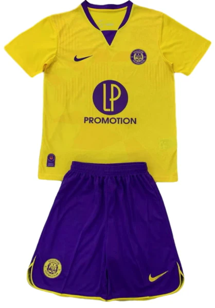 Toulouse FC Niños Conjunto 2024 2025 Segunda Amarillo - Toulouse FC Niños Barata | 7camisetas