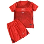 Turquía Niños Conjunto 2026 Segunda Rojo - Turquía Niños Barata | 7camisetas