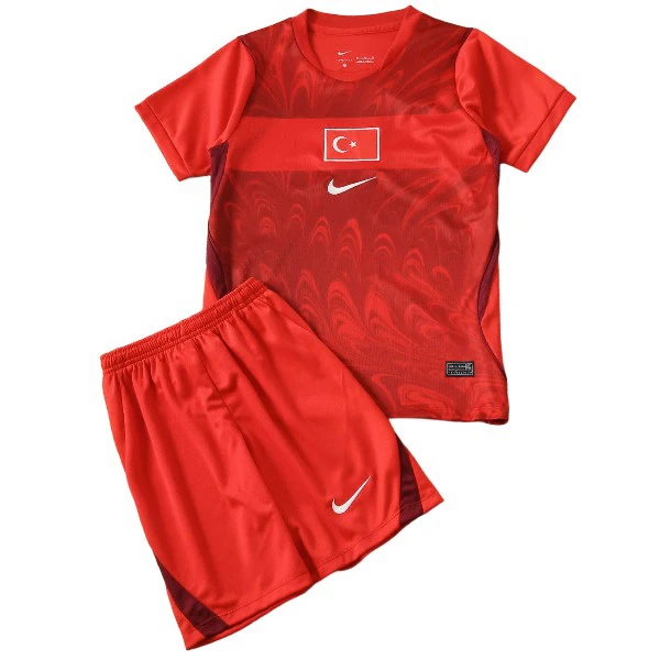 Segunda Conjunto De Niños Turquía 2026 Rojo Turquía Niños Conjunto 2026 Segunda Rojo - Turquía Niños Barata | 7camisetas