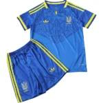 Ucrania Niños Conjunto 2026 Segunda Azul - Ucrania Niños Barata | 7camisetas