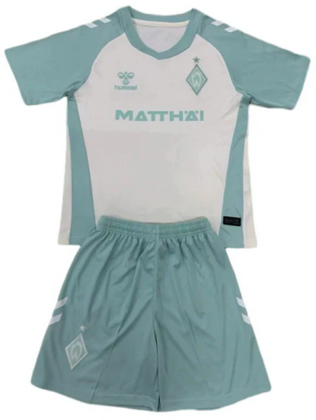 Werder Bremen Niños Conjunto 2024 2025 Segunda Amarillo - Werder Bremen Niños Barata | 7camisetas