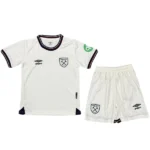 West Ham United Niños Conjunto 2025 2026 Segunda Blanco - West Ham United Niños Barata | 7camisetas