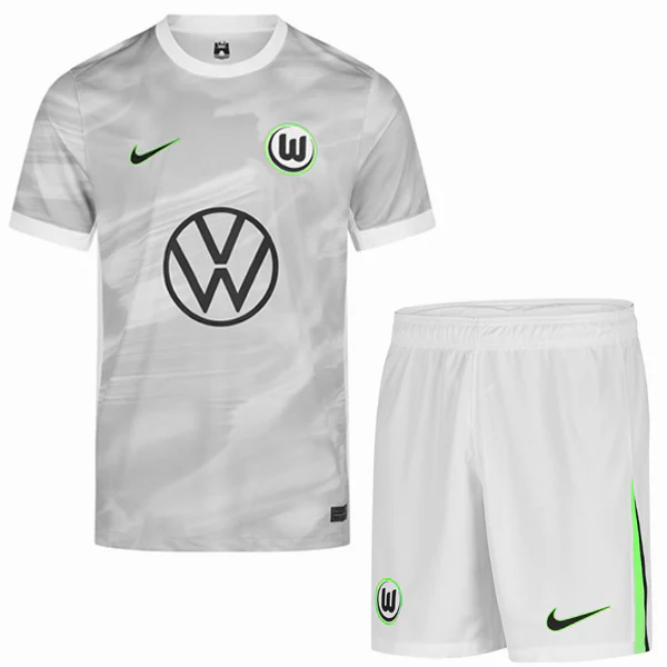 Segunda Conjunto De Niños Wolfsburgo 2025 2026 Blanco VfL Wolfsburgo Niños Conjunto 2025 2026 Segunda Blanco - VfL Wolfsburgo Niños Barata | 7camisetas