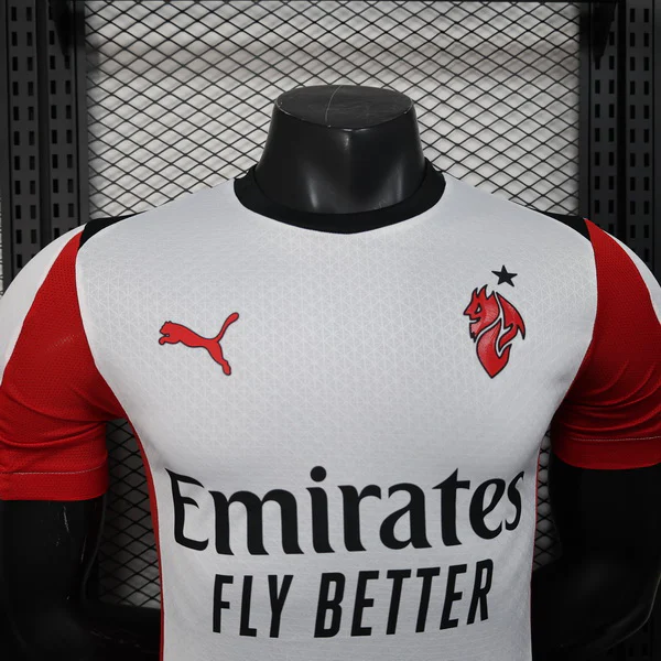 AC Milan Camiseta Edición Jugadores 2025 2026 Segunda Blanca - Camiseta Ac Milan | 7camisetas