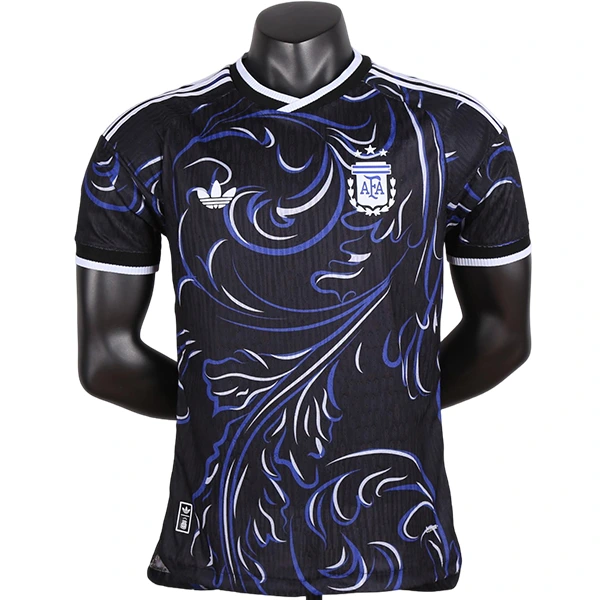Segunda Jugadores Camiseta Argentina 2026 Negro Purpura Argentina Camiseta Edición Jugadores 2026 Segunda Negra - Camiseta Argentina | 7camisetas