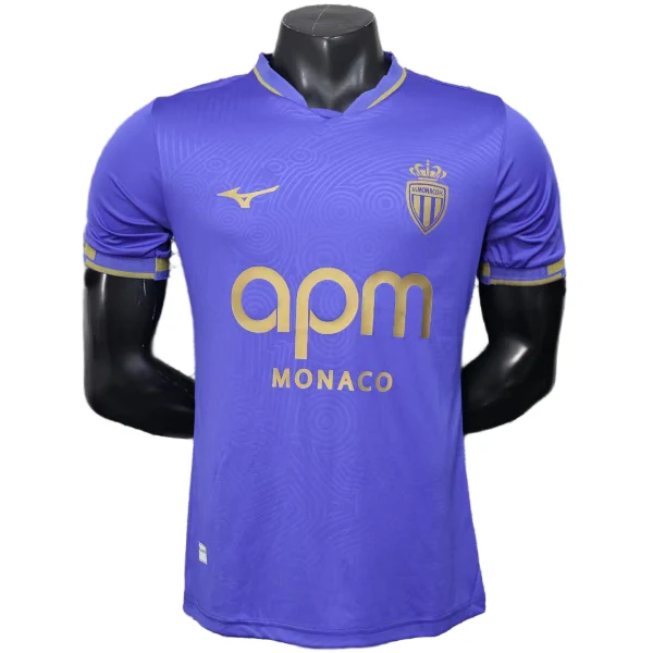 Segunda Jugadores Camiseta AS Monaco 2025 2026 Azul AS Monaco Camiseta Edición Jugadores 2025 2026 Segunda Azul - Camiseta As Monaco | 7camisetas