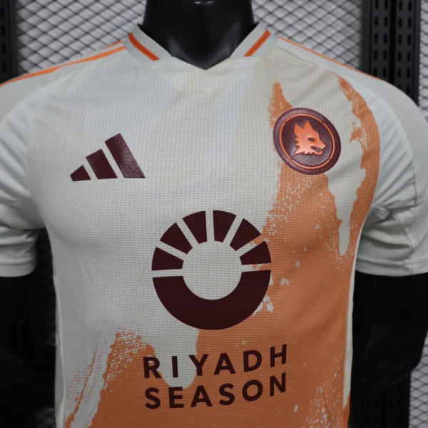 AS Roma Camiseta Edición Jugadores 2024 2025 Segunda Blanca - Camiseta As Roma | 7camisetas