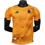 AS Roma Camiseta Edición Jugadores 2025 2026 Segunda Naranja - Camiseta As Roma | 7camisetas