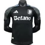 Aston Villa Camiseta Edición Jugadores 2025 2026 Segunda Negra - Camiseta Aston Villa | 7camisetas