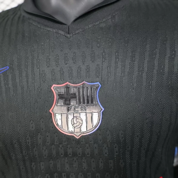 FC Barcelona Camiseta Edición Jugadores 2024 2025 Segunda Negra - Camiseta Barcelona | 7camisetas