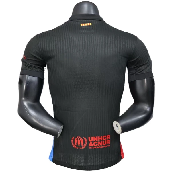 FC Barcelona Camiseta Edición Jugadores 2024 2025 Segunda Negra - Camiseta Barcelona | 7camisetas