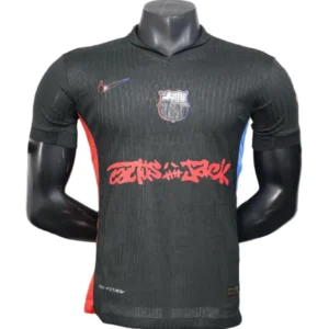 FC Barcelona Camiseta Edición Jugadores 2024 2025 Segunda Negra - Camiseta Barcelona | 7camisetas