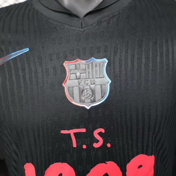 FC Barcelona Camiseta Edición Jugadores 2024 2025 Segunda Negra - Camiseta Barcelona | 7camisetas