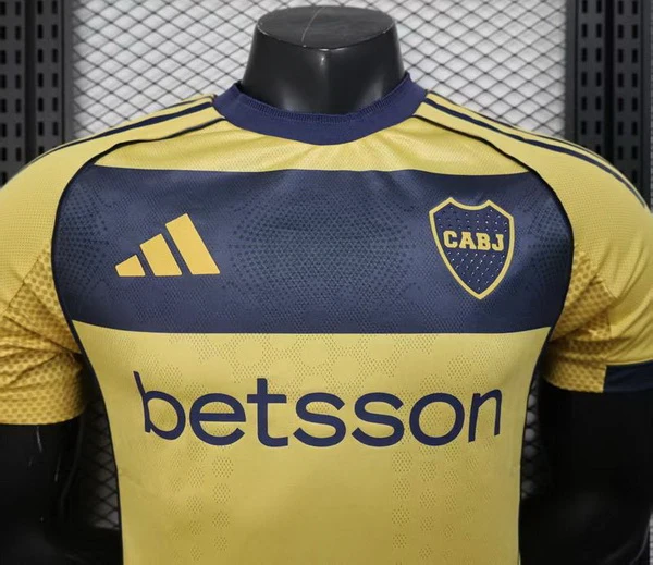 Boca Juniors Camiseta Edición Jugadores 2025 2026 Segunda Amarilla - Camiseta Boca Juniors | 7camisetas