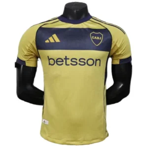 Boca Juniors Camiseta Edición Jugadores 2025 2026 Segunda Amarilla - Camiseta Boca Juniors | 7camisetas