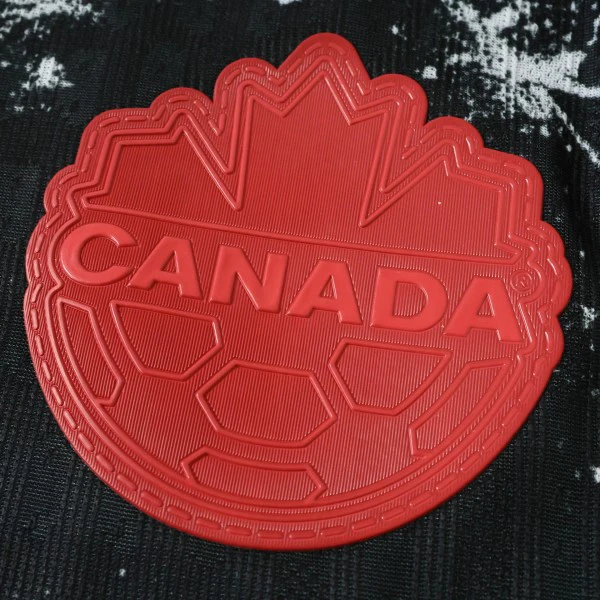 Canadá Camiseta Edición Jugadores 2026 Segunda Negra - Camiseta Canadá Mundial 2026 | 7camisetas