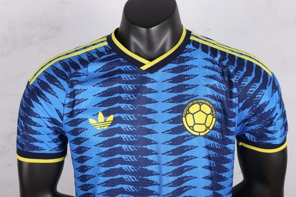 Colombia Camiseta Edición Jugadores 2026 Segunda Azul - Camiseta Colombia | 7camisetas