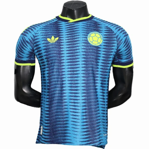 Segunda Jugadores Camiseta Colombia 2026 Azul Colombia Camiseta Edición Jugadores 2026 Segunda Azul - Camiseta Colombia | 7camisetas