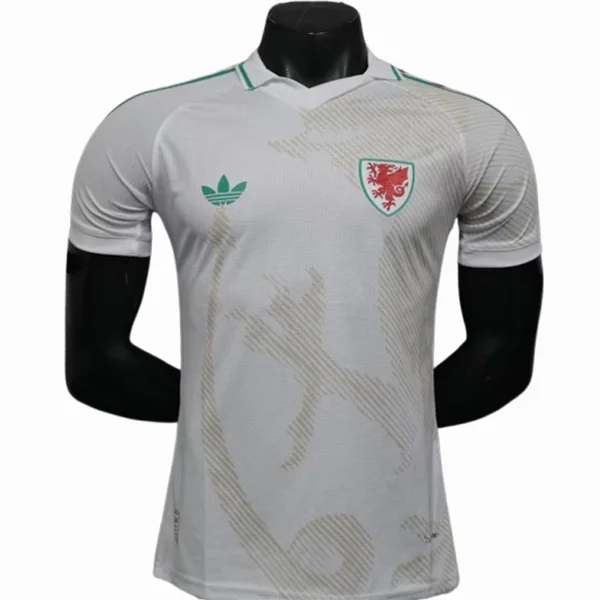 Segunda Jugadores Camiseta Gales 2026 Blanco Amarillo Gales Camiseta Edición Jugadores 2026 Segunda Blanca - Camiseta Gales Rugby | 7camisetas